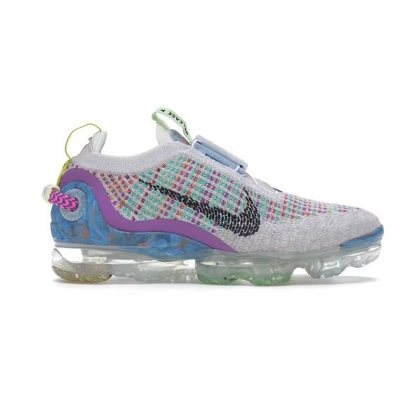 Nike Shoes - NIKE Air VaporMax 2020 Flyknit "Pure Platinum Multicolor" Running Shoes Size 4.5